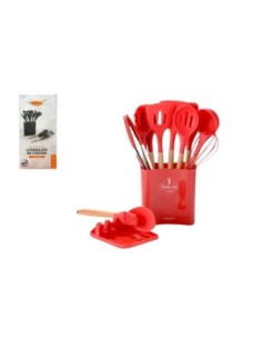 Utencilios de cocina de 13 pzas en silicon FO40