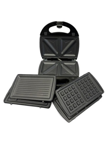 Sandwichera Maker 3 en 1 placas intercambiables...