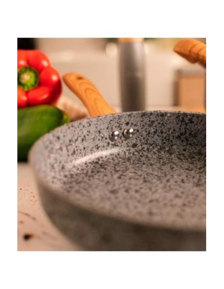 Sartén Granito Inducción Forjado 4mm Stone Hudson 24cm GI07