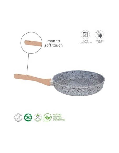 Sartén Granito Inducción Forjado 4mm Stone Hudson 28cm GI08