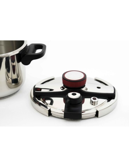 Olla de presion de 8 litros en  acero inoxidable PD503