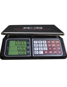 Báscula comercial Mettria 40 kg Batería Recargable HD04