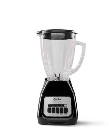 Licuadora Oster Kaliman Vaso Vidrio Negra...