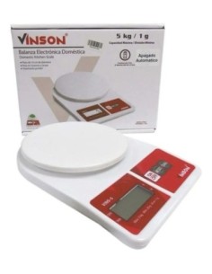 Báscula digital blanca para 5 kg RN02