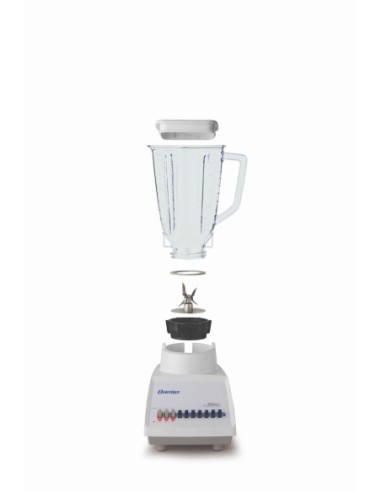 Licuadora Oster Slant Blanca 10V, Plástico, 550...