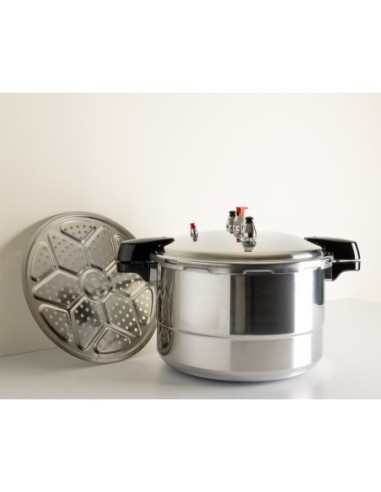 Olla Express Ekco de Aluminio con 6 sistemas de...