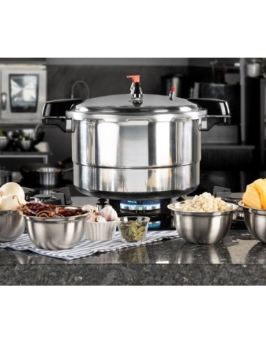 Olla Express Ekco de Aluminio con 6 sistemas de...